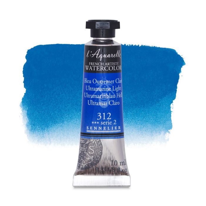 Sennelier l'Aquarelle French Artists' Watercolor 10 ML Ultramarine Light