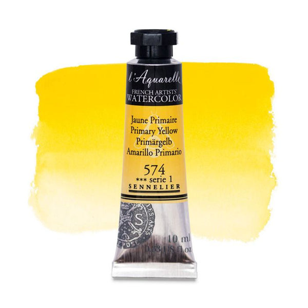 Sennelier l'Aquarelle French Artists' Watercolor 10 ML Primary Yellow