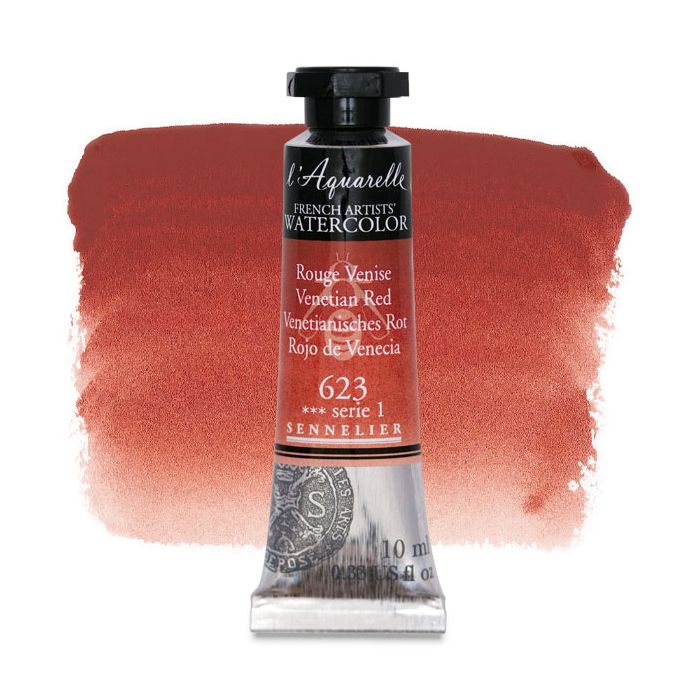 Sennelier l'Aquarelle French Artists' Watercolor 10 ML Venetian Red