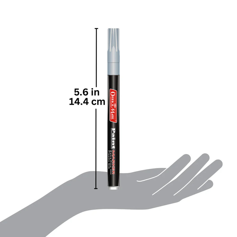 Soni Officemate Slim Paint Marker Silver Golden