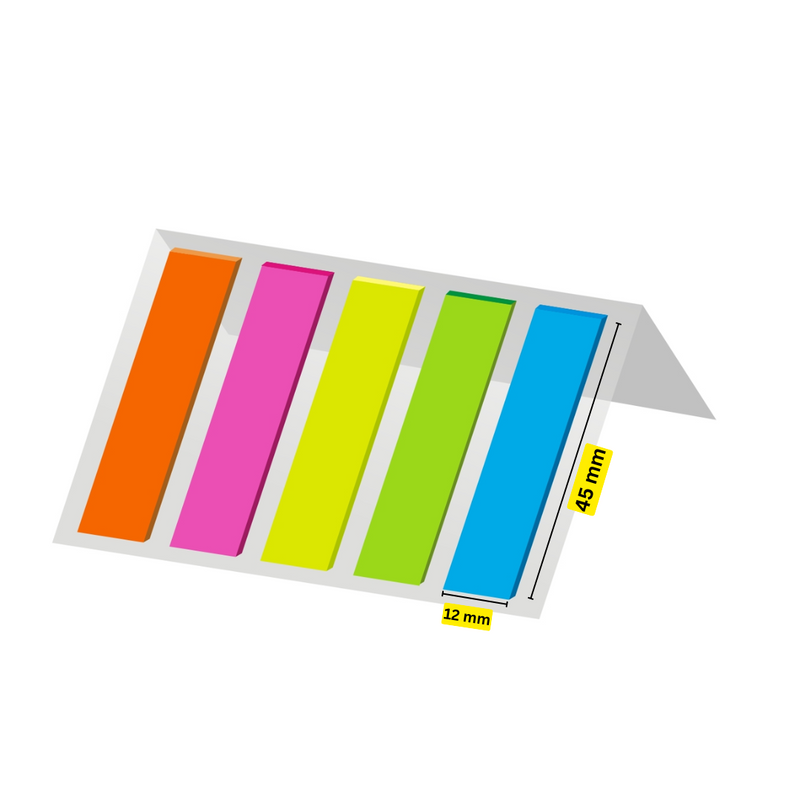 Soni officemate transparent sticky notes