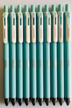 UNOMAX Presto Neo Ball Pen (Pack of 10, Ink Color - Blue)