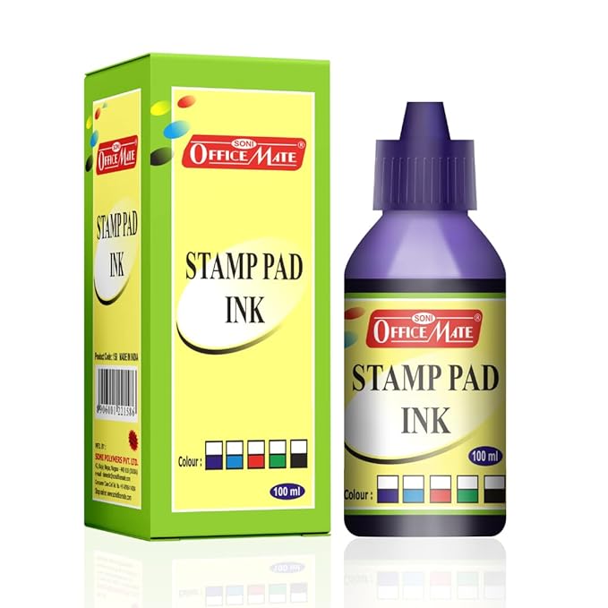 Soni Officemate Stamp Pad Ink 100 ml