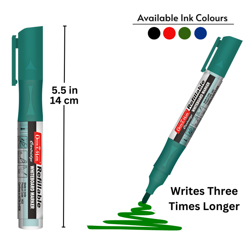 Soni Officemate Liquid Whiteboard Marker pack of 4
