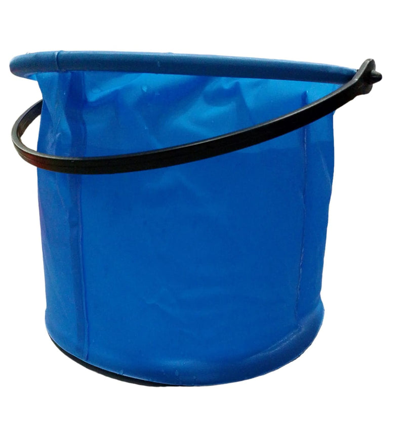 kds art Portable Plastic Folding Bucket Collapsible Fishing Bucket Painting Brush Washing Outdoor for Camping Fishing All Other Home/Outdoor/Garden Activities, Bucket 3Ltr Medium Size(blue Colour)