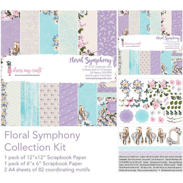 Dress my craft Floral Symphony Collection Kit