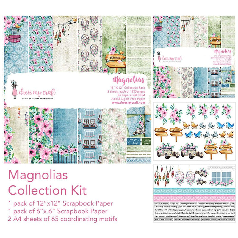 Dress my craft Magnolias Collection Kit DMCP1761