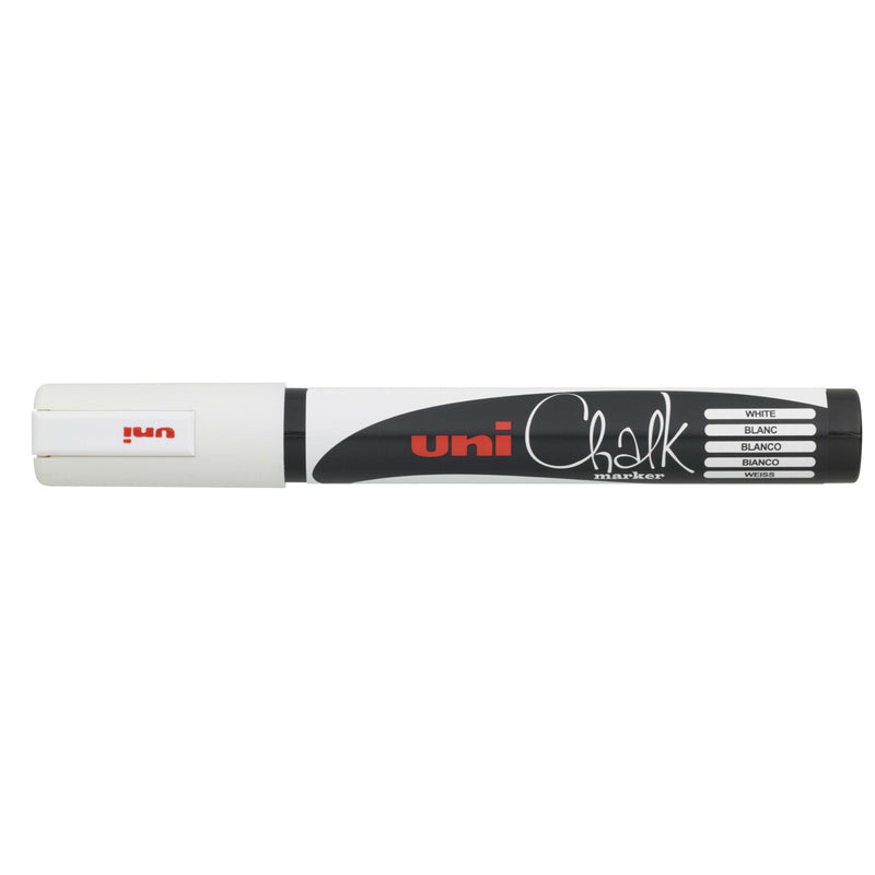 Uni Liquid Chalk Marker (PWE-5M) | White Ink