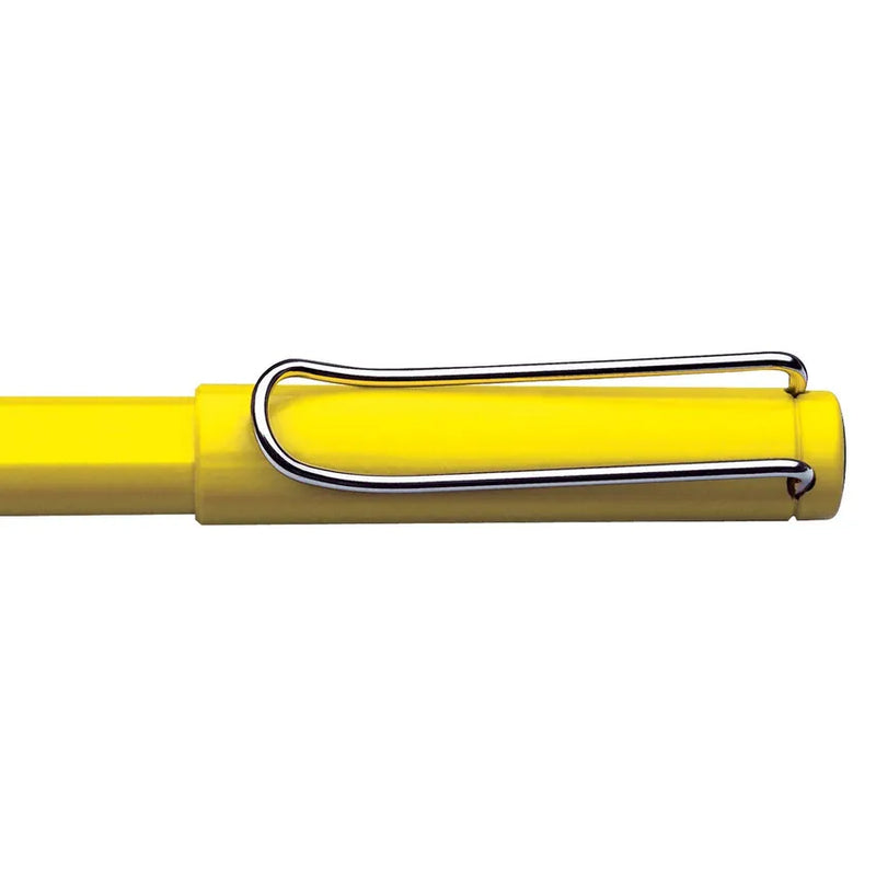 Lamy Safari 018 Fountain Pen Fine Yellow With Chrome Plated Clip