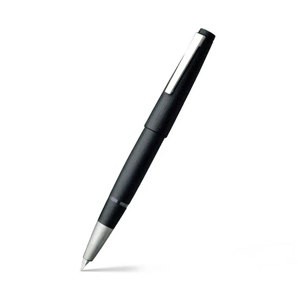 Lamy 2000-01 Fountain Pen Fine Black With Matte Stainless Steel Trim