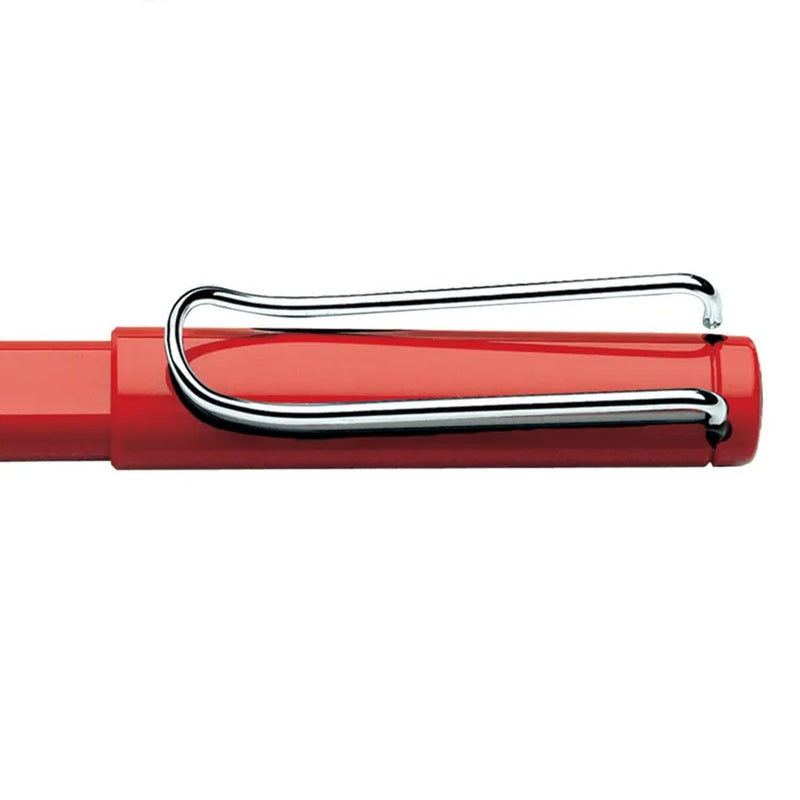 Lamy Safari 316 Rollerball Pen Red With Chrome Plated Clip