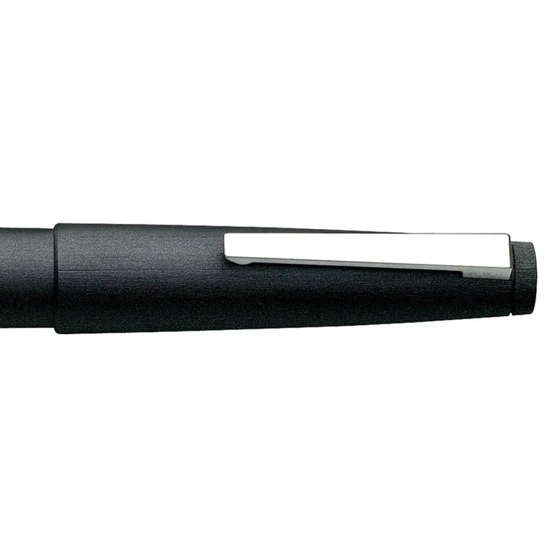 Lamy 2000-301 Rollerball Pen Black With Matte Stainless Steel Trim