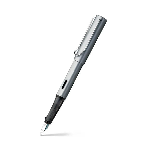 Lamy Al-Star 026 Fountain Pen Broad Graphite With Chrome Metal Clip