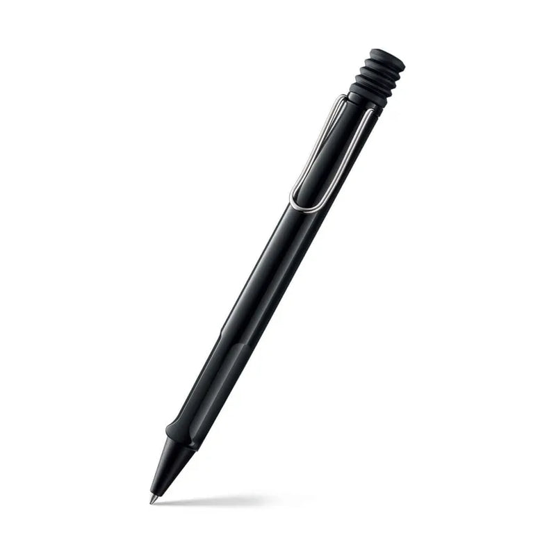 Lamy Safari 219 Ballpoint Pen Shiny Black With Chrome Plated Clip