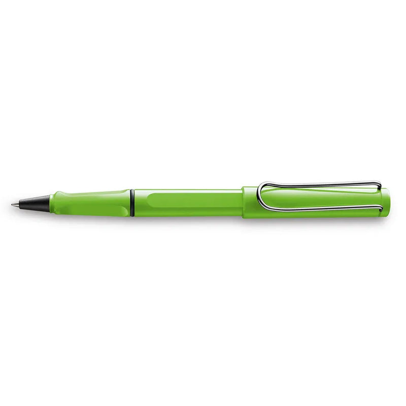 Lamy Safari 313 Rollerball Pen Green With Chrome Plated Clip