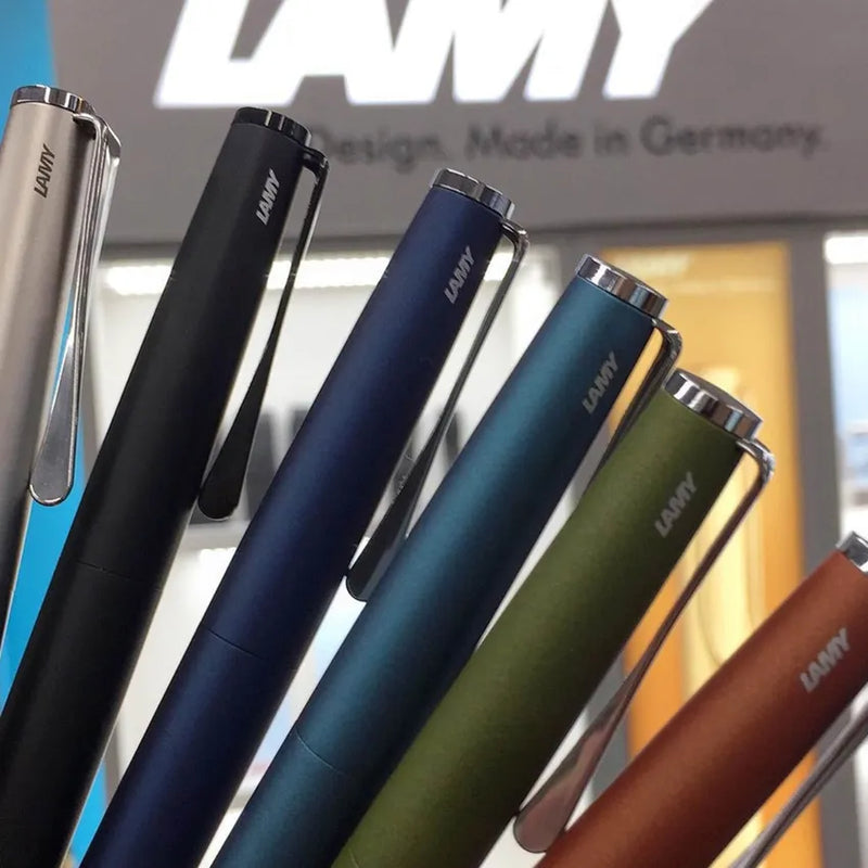 Lamy 267 Studio Ballpoint Pen Matte Blue With Chrome Clip