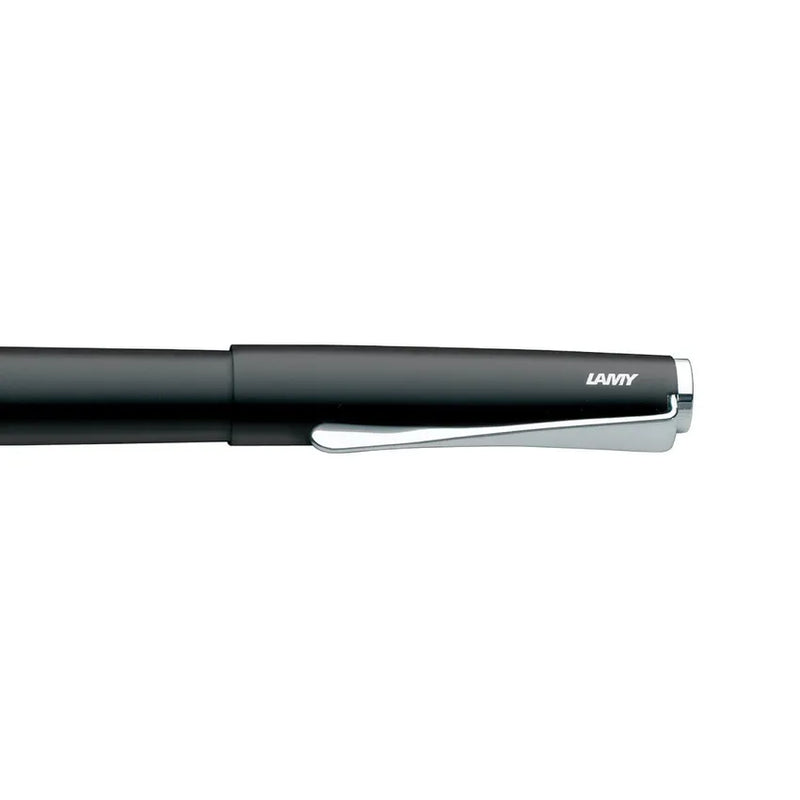 Lamy 367 Studio Rollerball Pen Matte Black With Chrome Clip