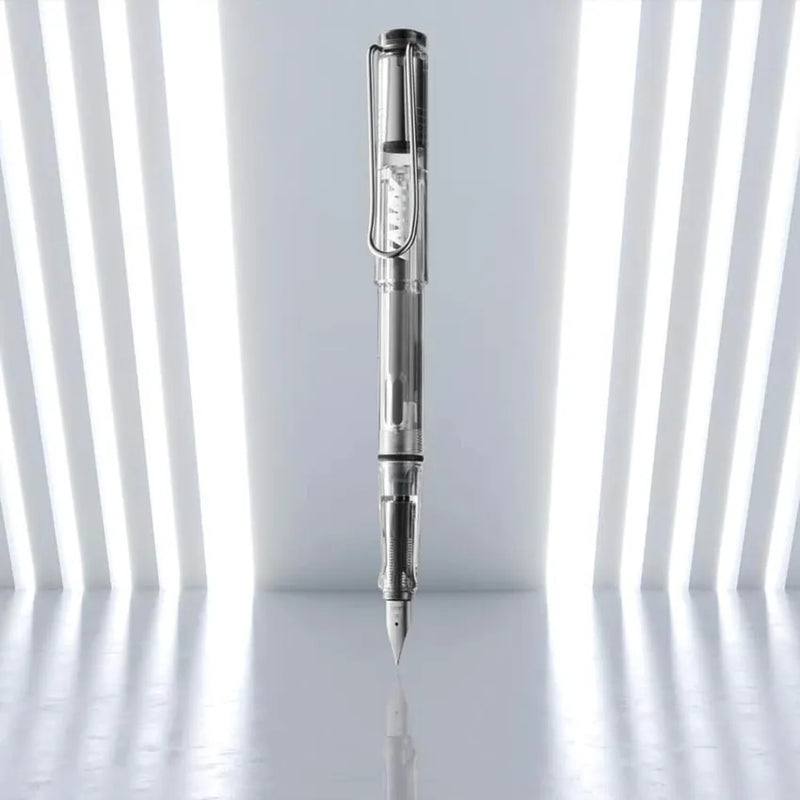 Lamy Vista 012 Fountain Pen Medium Transparent With Chrome Plated Clip