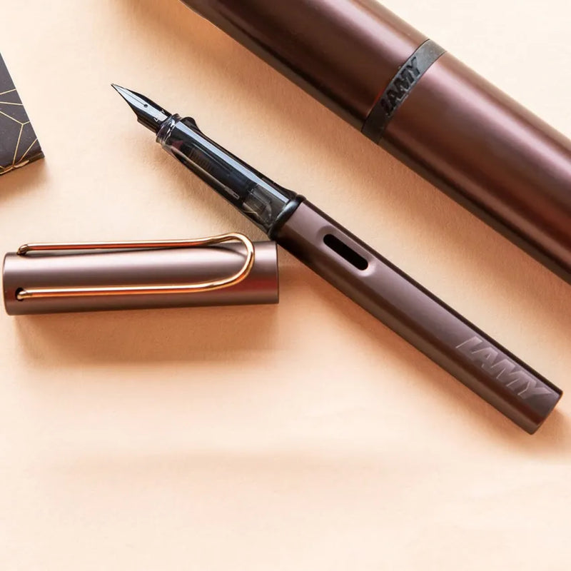 Lamy LX 090 Fountain Pen Fine Marron With Marron Clip