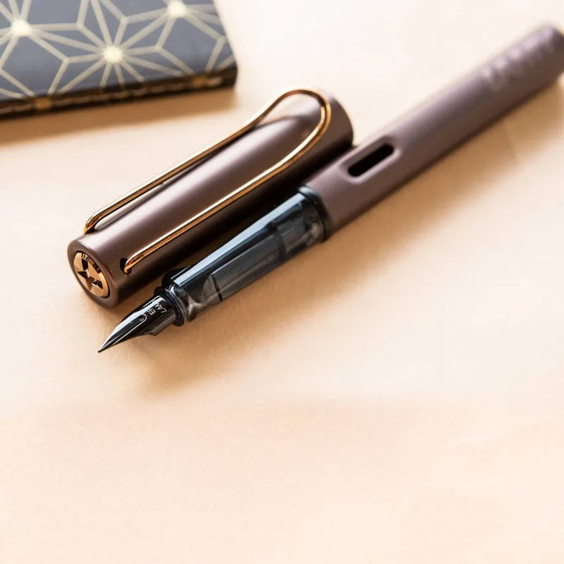 Lamy LX 090 Fountain Pen Medium Marron With Marron Clip