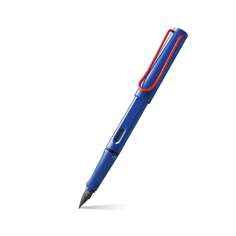 Lamy 014 Safari 2022 Special Edition Fountain Pen (Fine) - Blue And Red