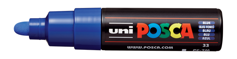 Uni-Ball Posca Marking Pen 7M | Blue | Pack of 1