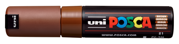 Uni-Ball Posca Marking Pen 7M | Brown | Pack of 1