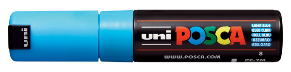 Uni-Ball Posca Marking Pen 7M | Light Blue | Pack of 1