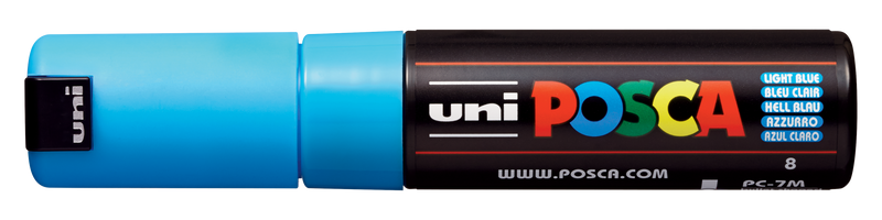 Uni-Ball Posca Marking Pen 7M | Light Blue | Pack of 1