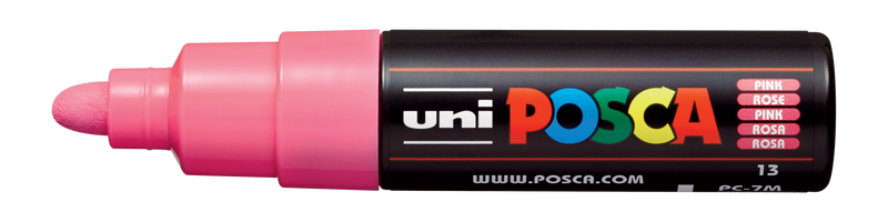 Uni-Ball Posca Marking Pen 7M | Pink | Pack of 1