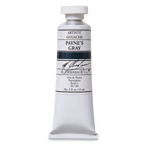 M. Graham Artists' Gouache - Paynes Gray, 15 ml tube