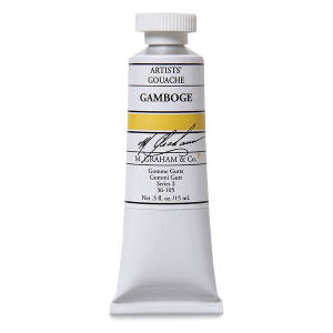 M. Graham Artists' Gouache - Gamboge, 15 ml Tube