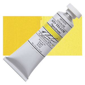 M. Graham Artists' Gouache - Azo Yellow, 15 ml tube