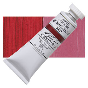 M. Graham Artists' Gouache - Quinacridone Red, 15 ml tube