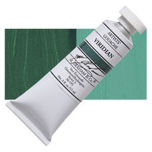 M. Graham Artists’ Gouache Color 15ml tubes (OPEN STOCK) (Viridian 195)