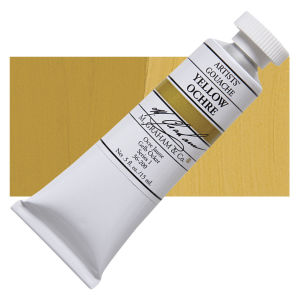 M. Graham Artists' Gouache - Yellow Ochre, 15 ml tube