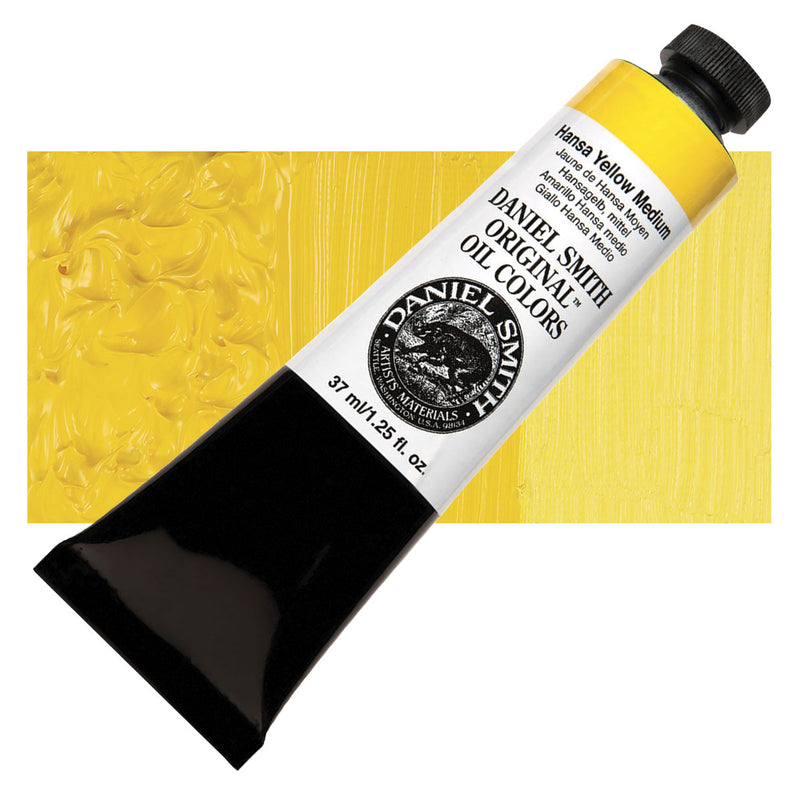 Daniel Smith Water Soluble Oils Color 37ml Paint Tube, Hansa Yellow Medium