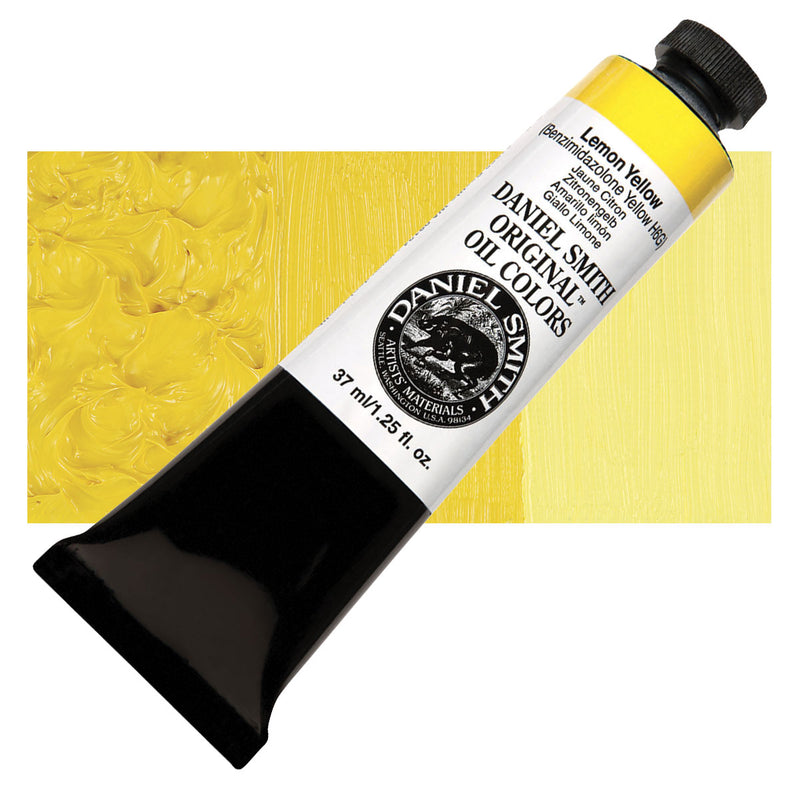 Daniel Smith Water Soluble Oils Color 37ml Paint Tube, Lemon Yellow