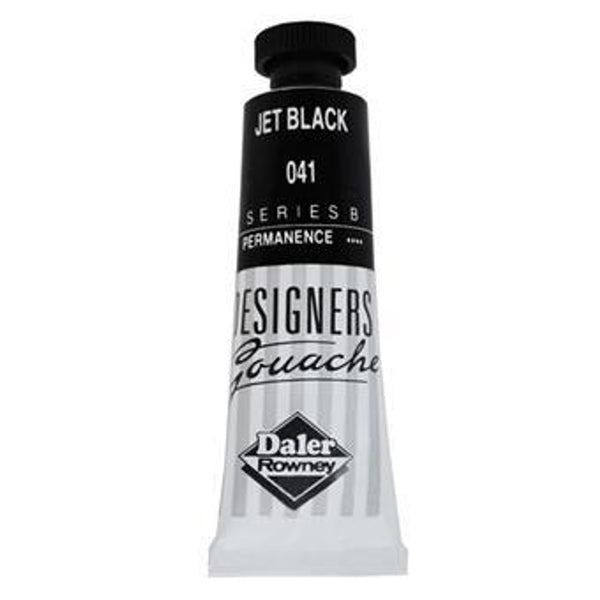 Daler Rowney Designers Gouache 15ml Jet Black L90 (Pack of 1)