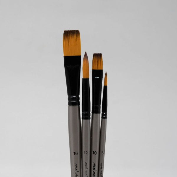 MONT MARTE GALLERY SERIES ACRYLIC PAINT BRUSH - SET OF 4