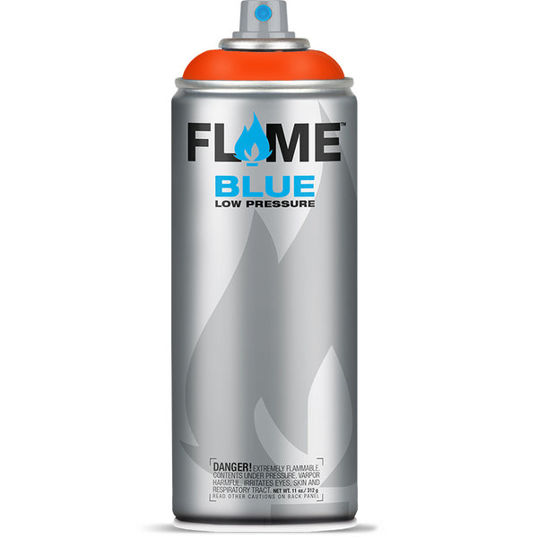 Flame Blue Low Pressure Acrylic Neon Orange Colour Graffiti Spray Paint - FB 1002 (400ml)