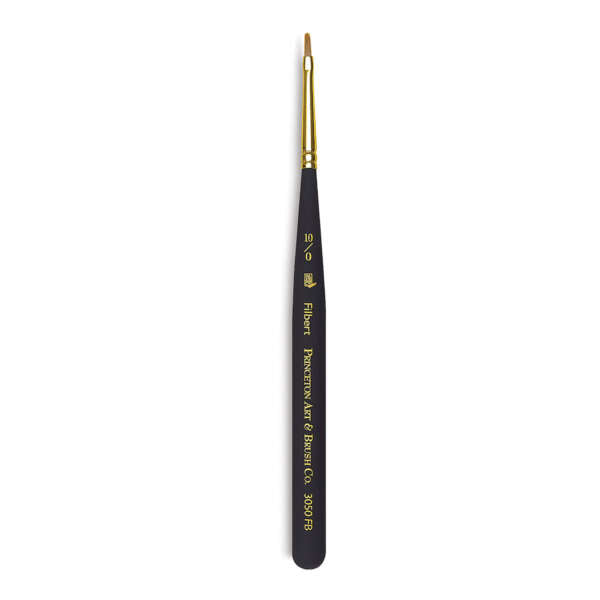 Princeton Mini-Detailer Synthetic Filbert Brush (Size -10/0 Inch)