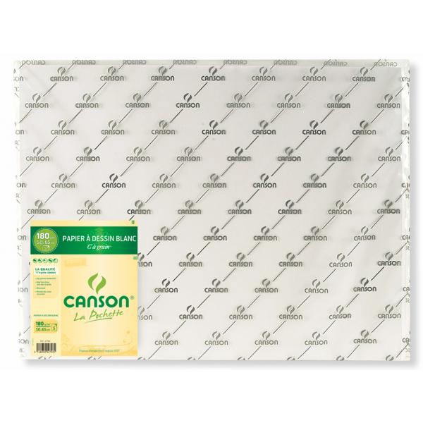 Canson "C"A' GRAIN SHEET- LG 180G C31002S007 Pack of  25 GSM-180; Size-50x65cm