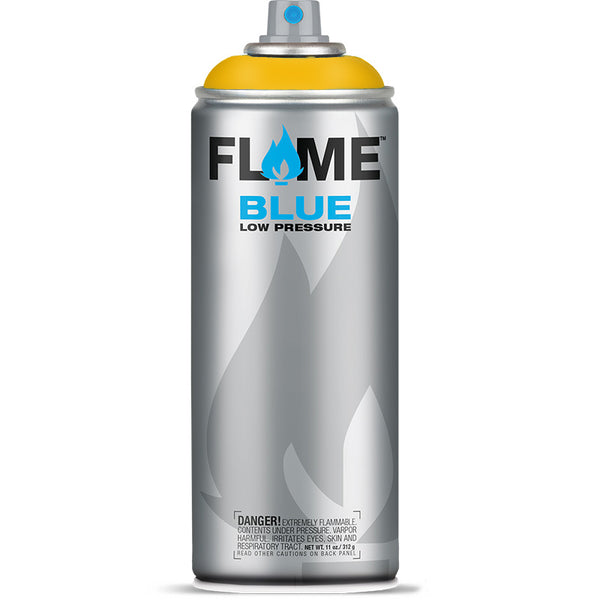 Flame Blue Low Pressure Acrylic Signal Yellow Colour Graffiti Spray Paint - FB 106 (400ml)