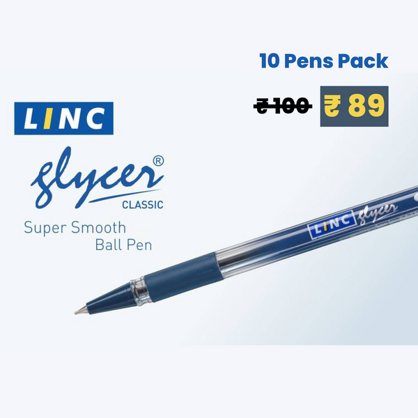 SKYGOLD LINC GLYSER BALL PEN PACK OF 100 (BLUE) Ball Pen - Buy SKYGOLD LINC  GLYSER BALL PEN PACK OF 100 (BLUE) Ball Pen - Ball Pen Online at Best  Prices in