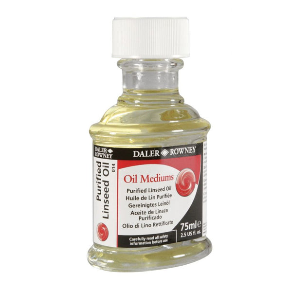 Daler-Rowney Purified Linseed Oil (75ml), Pack of 1