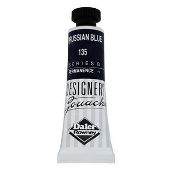Daler Rowney Designers Gouache 15ml Prussian Blue (Pack of 1)