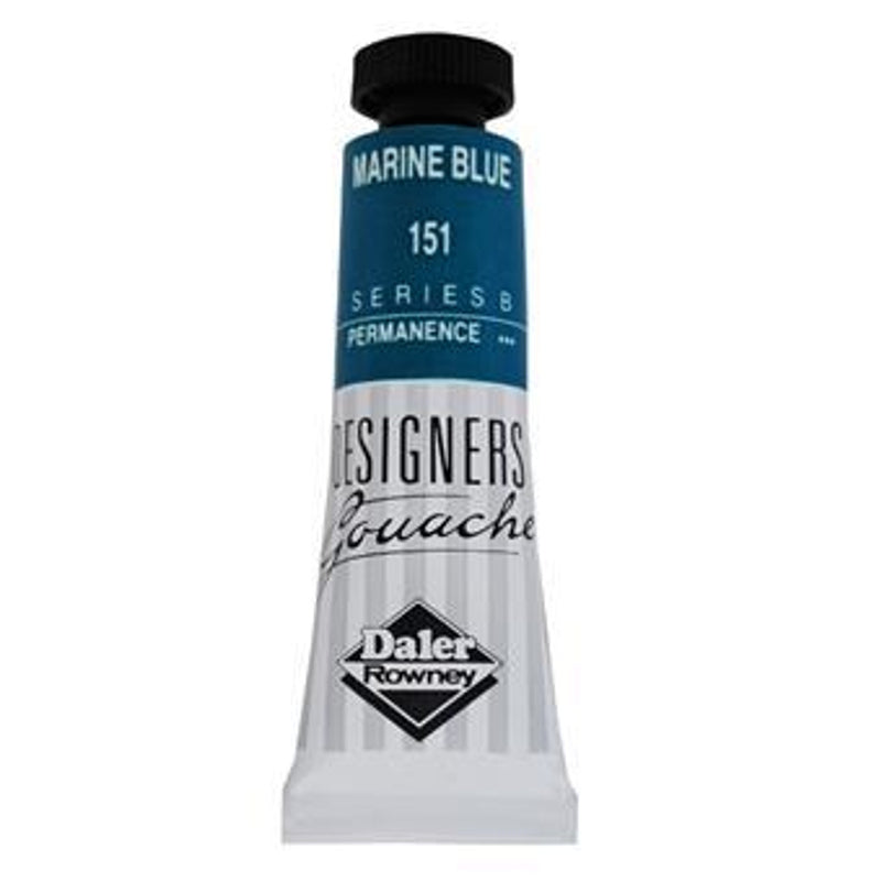 Daler Rowney Designers Gouache 15ml Marine Blue (Pack of 1)