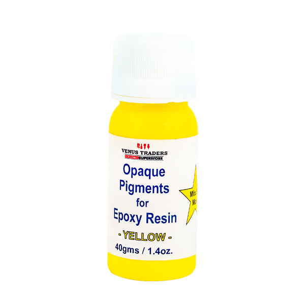 Venus Opaque Pigments For Epoxy Resin Yellow 40Gms