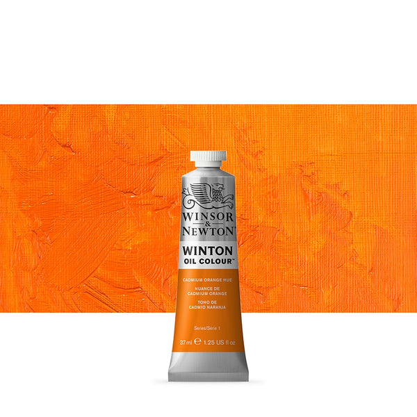 Winsor & Newton Winton Oil Colour Tube, 37ml, Cadmium Orange Hue